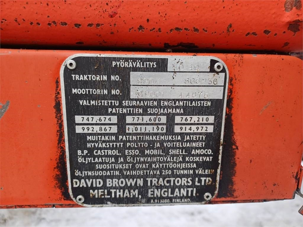 Trator David Brown 990 case: foto 12