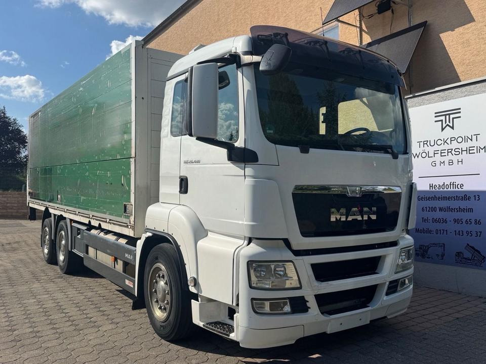 MAN TGS 26.480/Lenk-Lift/Kamera/AHK/Staplerhalterung - Camião furgão: foto 1 MAN TGS 26.480/Lenk-Lift/Kamera/AHK/Staplerhalterung - Camião furgão: foto 1