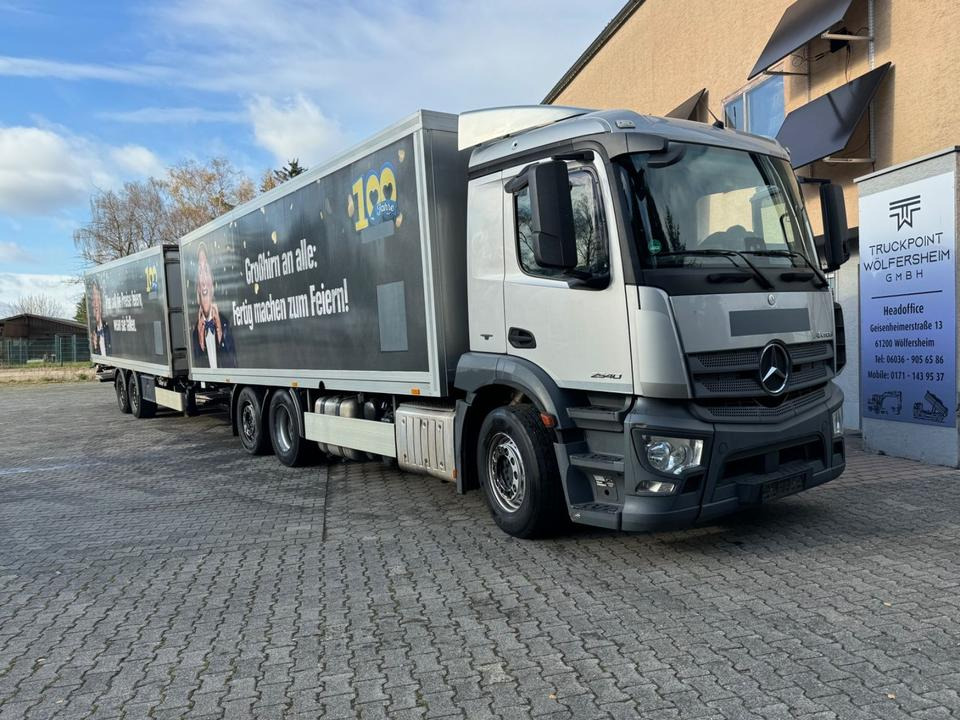 Mercedes-Benz Antos 2540/Durchladbar/2xLBW/Frigoblock/2instock - Camião furgão: foto 1 Mercedes-Benz Antos 2540/Durchladbar/2xLBW/Frigoblock/2instock - Camião furgão: foto 1