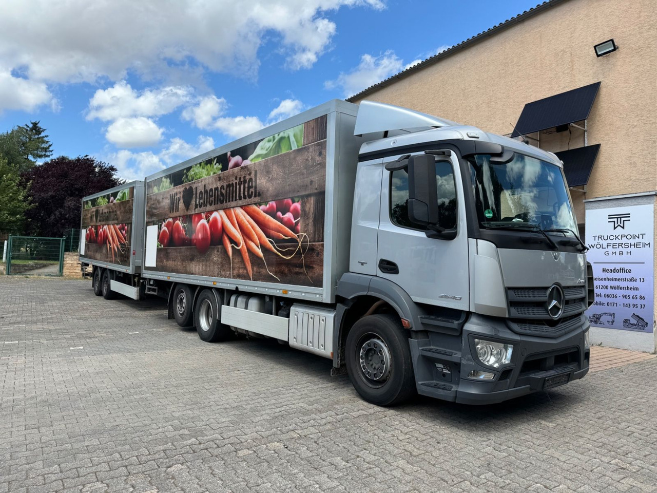 Mercedes-Benz Antos 2540/Durchladbar/2xLBW/Frigoblock/2instock - Camião frigorífico: foto 1 Mercedes-Benz Antos 2540/Durchladbar/2xLBW/Frigoblock/2instock - Camião frigorífico: foto 1