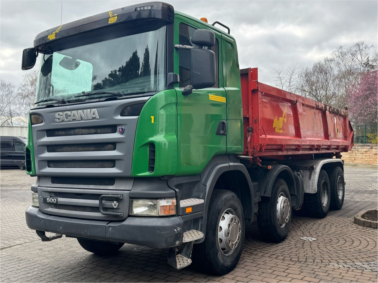Scania R500/V8/BB/KLIMA/8x4/Dautel/Top-Zustand! - Camião basculante: foto 2 Scania R500/V8/BB/KLIMA/8x4/Dautel/Top-Zustand! - Camião basculante: foto 2