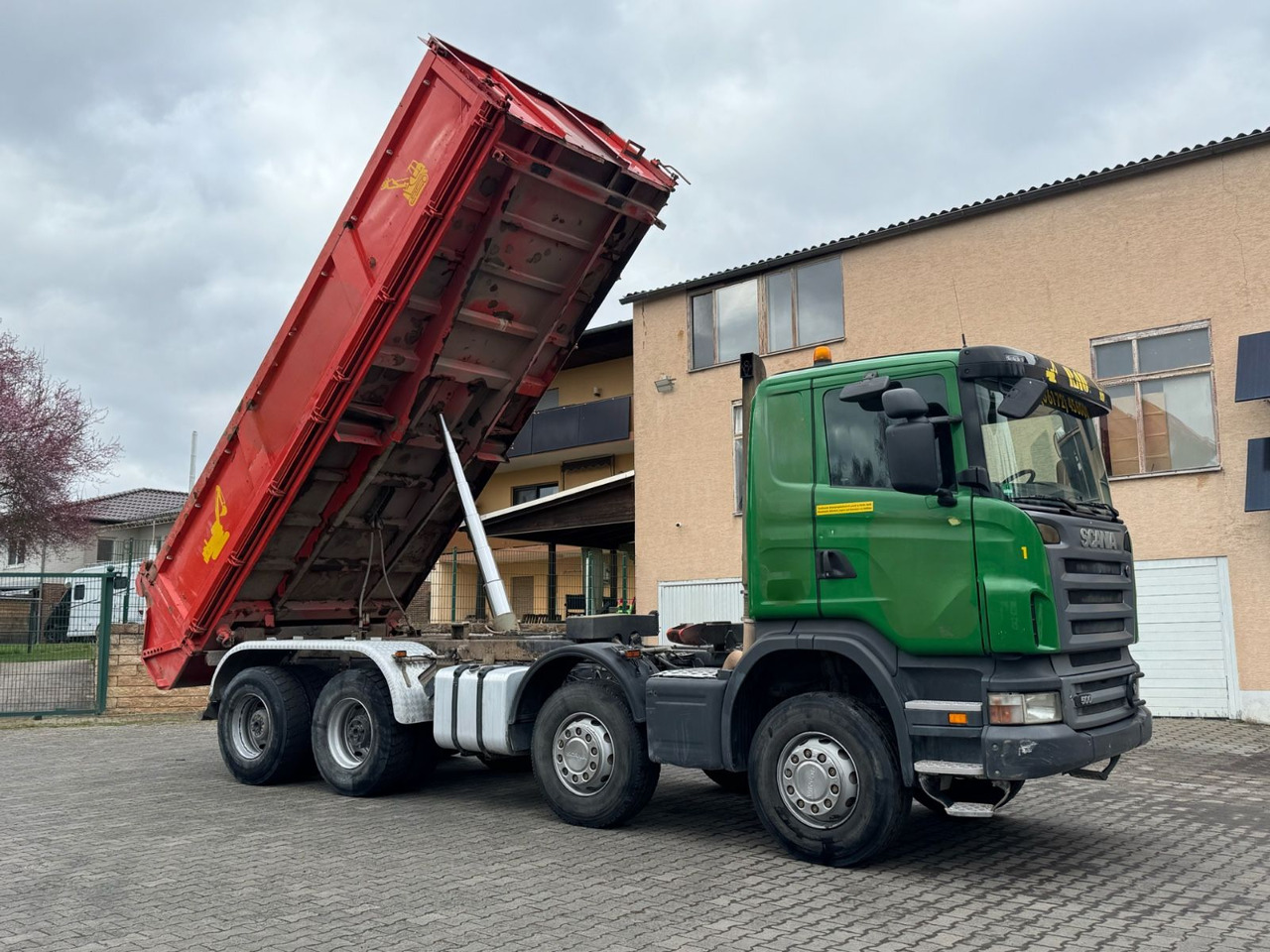 Scania R500/V8/BB/KLIMA/8x4/Dautel/Top-Zustand! - Camião basculante: foto 4 Scania R500/V8/BB/KLIMA/8x4/Dautel/Top-Zustand! - Camião basculante: foto 4