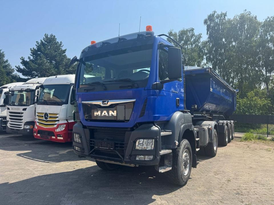 MAN 18.460 TGS/B-B/Kipp/4X4/klp.Zug/TOP-ZUSTAND - Tractor, Semi-reboque basculante: foto 1 MAN 18.460 TGS/B-B/Kipp/4X4/klp.Zug/TOP-ZUSTAND - Tractor, Semi-reboque basculante: foto 1
