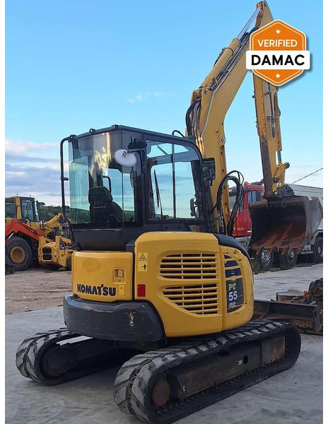 Komatsu PC55 - Mini escavadeira: foto 1 Komatsu PC55 - Mini escavadeira: foto 1