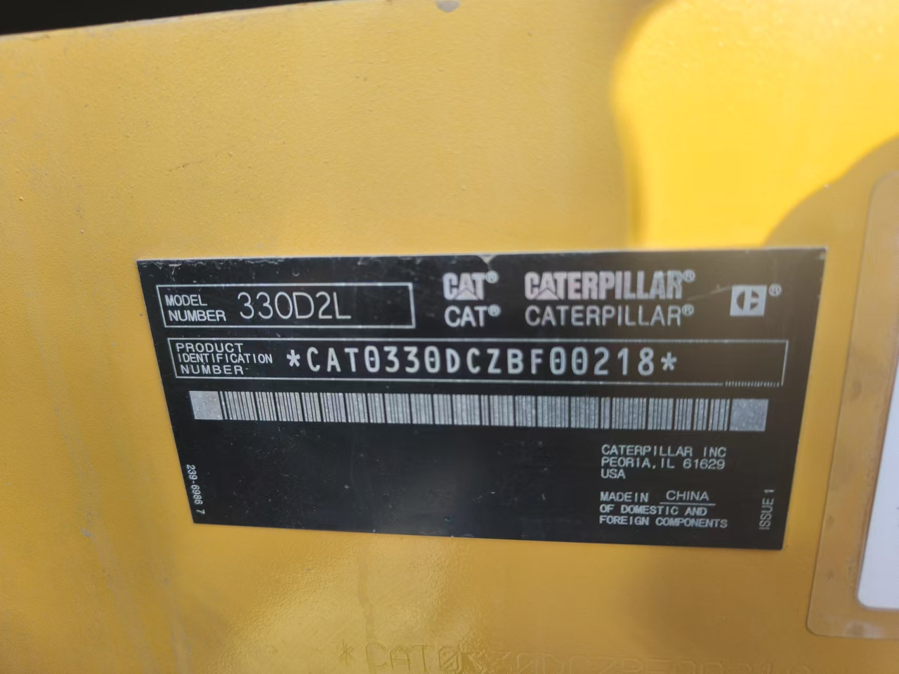 CATERPILLAR 330D - Escavadora de rastos: foto 5 CATERPILLAR 330D - Escavadora de rastos: foto 5