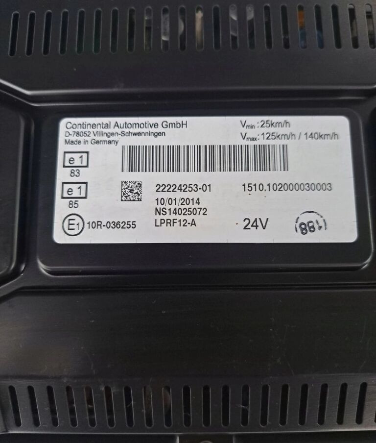 Renault ZEGARY LICZNIKI AUTOMAT GAMA T RANGE 22224253-01 Renault AUTOMAT RENAULT GAMA T RANGE 22224253 - Painel de instrumentos para Camião: foto 2 Renault ZEGARY LICZNIKI AUTOMAT GAMA T RANGE 22224253-01 Renault AUTOMAT RENAULT GAMA T RANGE 22224253 - Painel de instrumentos para Camião: foto 2