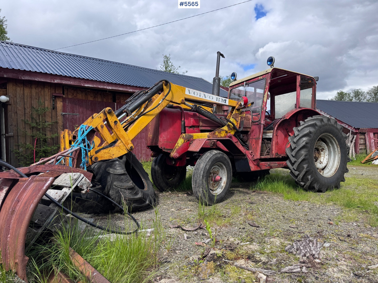 1969 Volvo BM 600 w/ Hymas front loader - Trator: foto 1 1969 Volvo BM 600 w/ Hymas front loader - Trator: foto 1