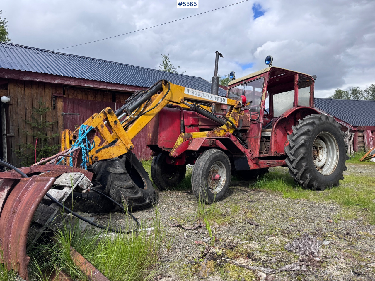 1969 Volvo BM 600 w/ Hymas front loader - Trator: foto 3 1969 Volvo BM 600 w/ Hymas front loader - Trator: foto 3