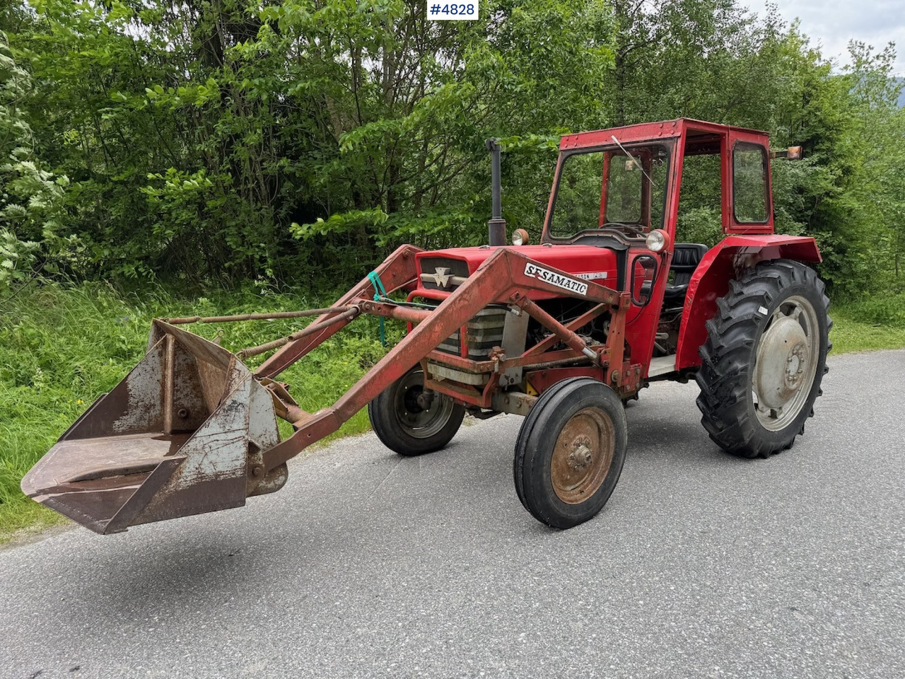 1970 Massey Ferguson 165 w/ front loader - Trator: foto 3 1970 Massey Ferguson 165 w/ front loader - Trator: foto 3