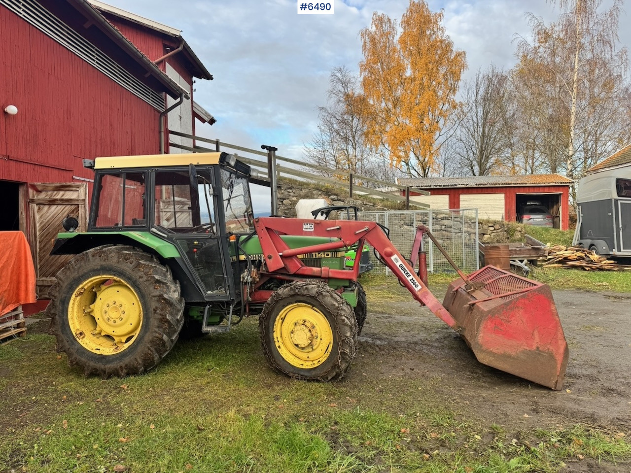 1980 John Deere 1140 w/ Front loader and bucket. - Trator: foto 3 1980 John Deere 1140 w/ Front loader and bucket. - Trator: foto 3