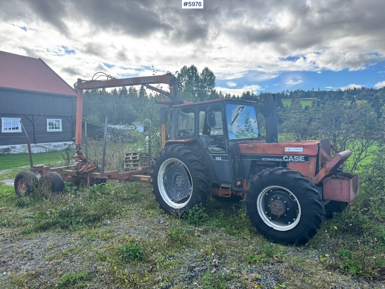 1985 Case International 685 with Log Trailer - Trator: foto 4 1985 Case International 685 with Log Trailer - Trator: foto 4