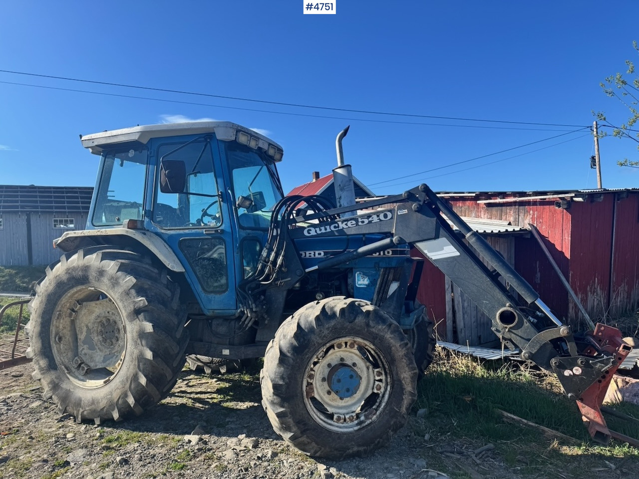 1987 Ford 6610 4x4 w/ Front loader. - Trator: foto 1 1987 Ford 6610 4x4 w/ Front loader. - Trator: foto 1