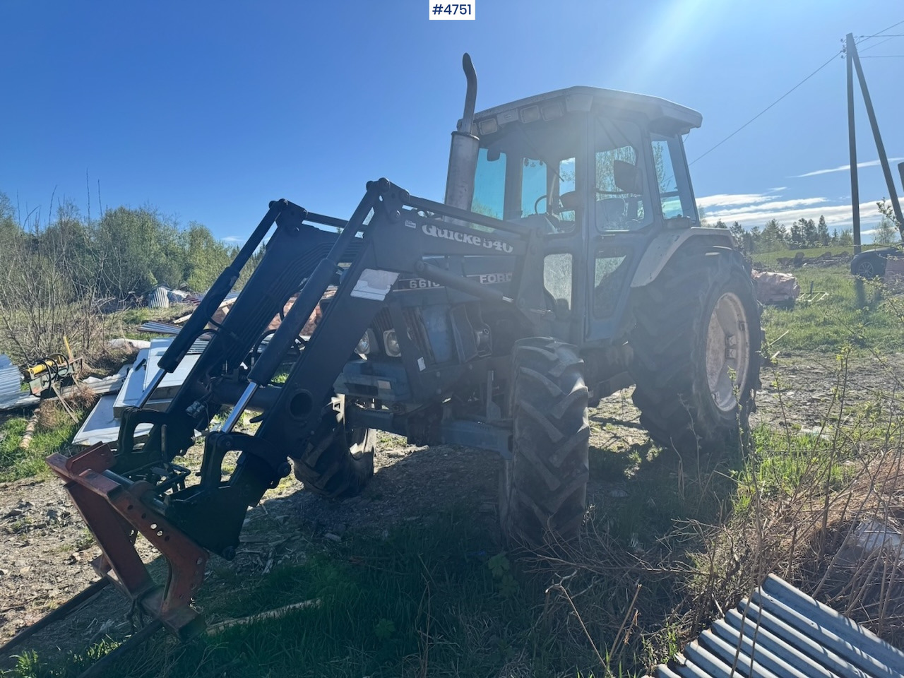 1987 Ford 6610 4x4 w/ Front loader. - Trator: foto 5 1987 Ford 6610 4x4 w/ Front loader. - Trator: foto 5