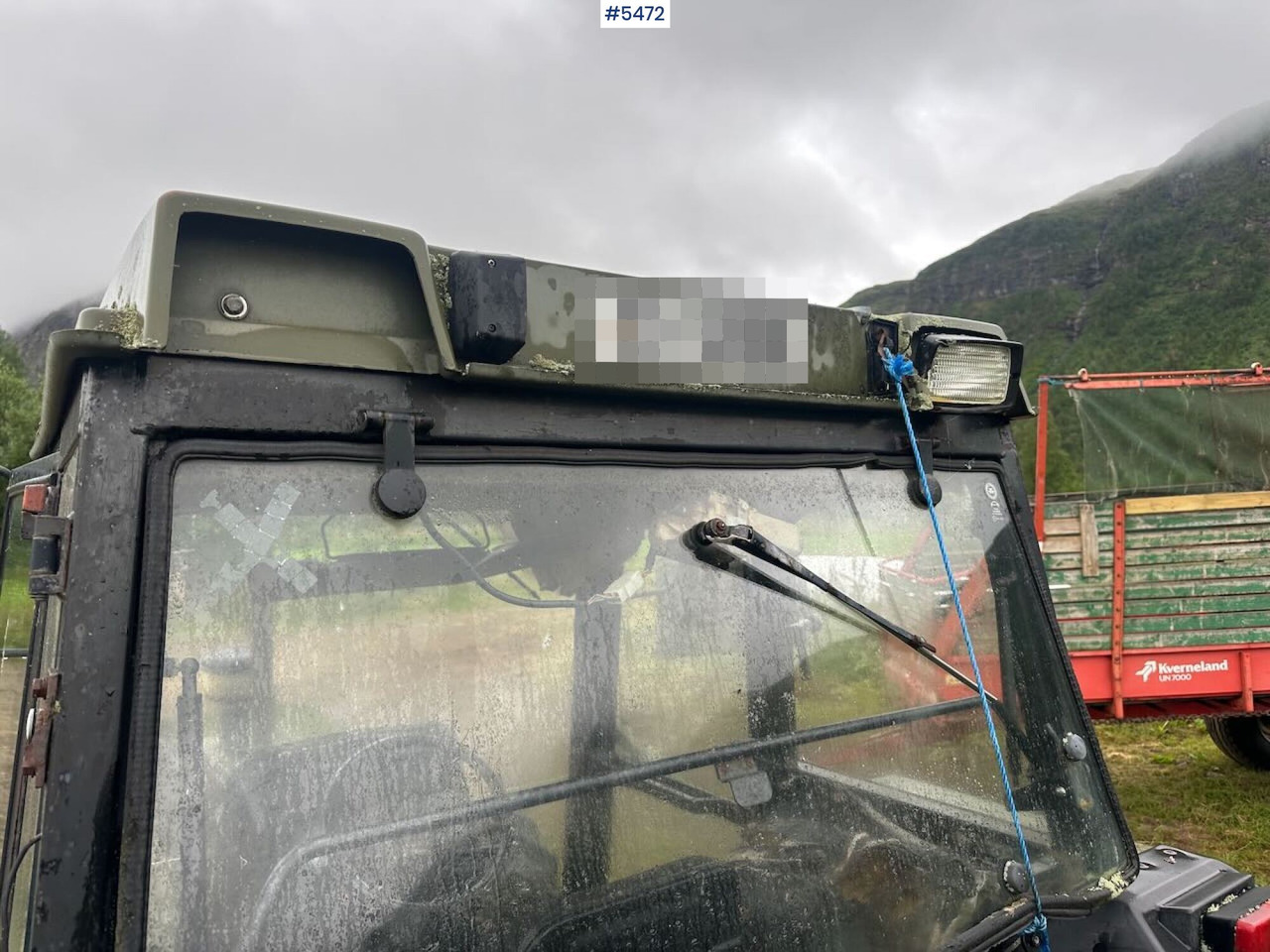 Trator 1988 Massey-Ferguson 375 tractor w/ front loader, earthmoving bucket and snow bucket.: foto 9