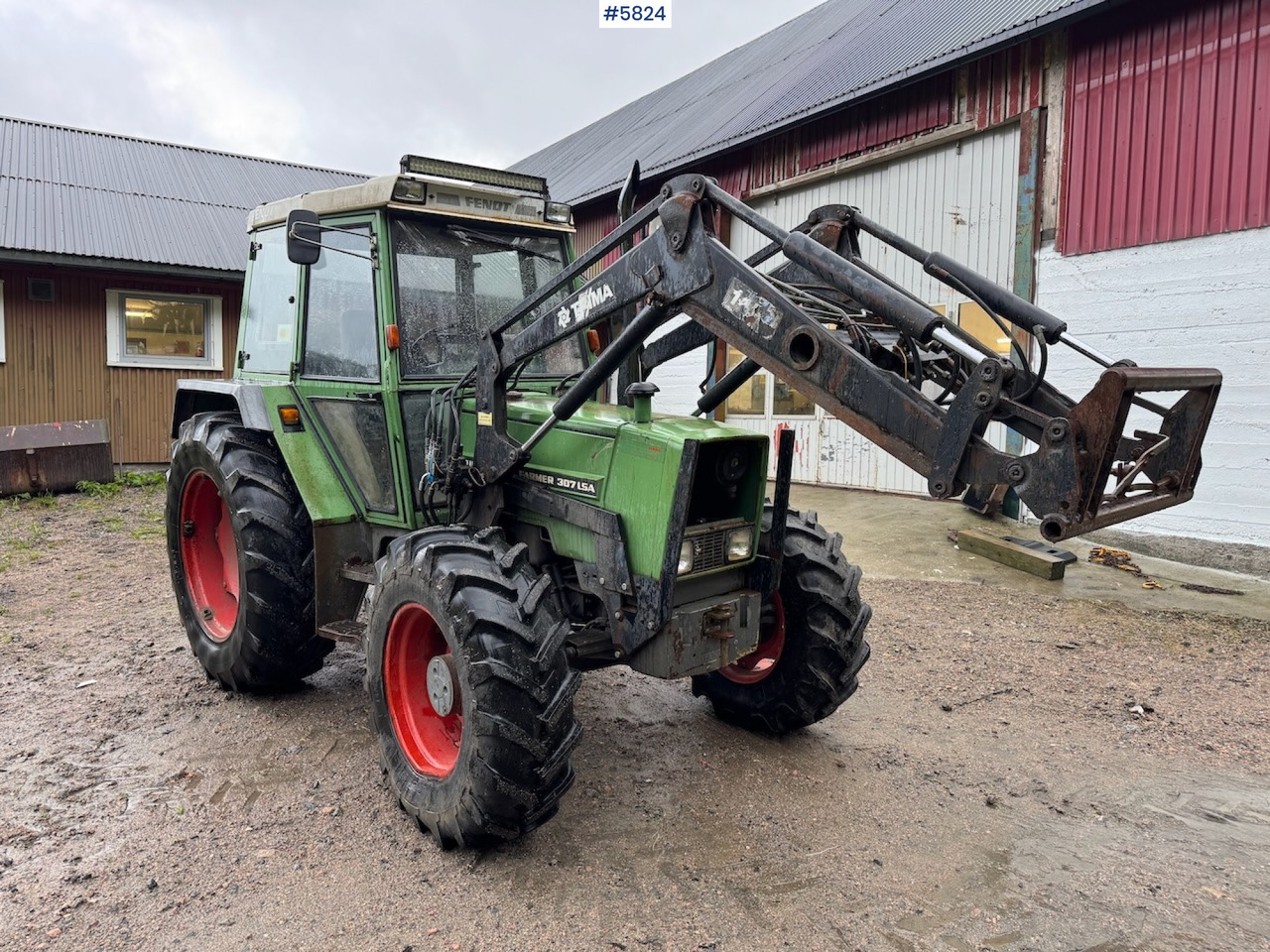 1991 Fendt Farmer 307 LSA w/ front loader. - Trator: foto 4 1991 Fendt Farmer 307 LSA w/ front loader. - Trator: foto 4