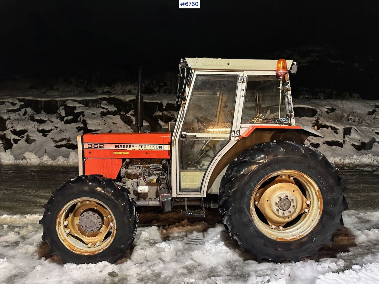 1991 Massey-Ferguson 362 4x4 tractor with chains - Trator: foto 3 1991 Massey-Ferguson 362 4x4 tractor with chains - Trator: foto 3