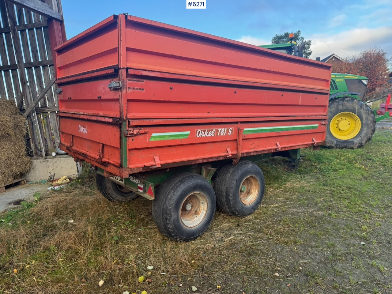 1991 Orkel T81 S - Reboque agrícola: foto 3 1991 Orkel T81 S - Reboque agrícola: foto 3
