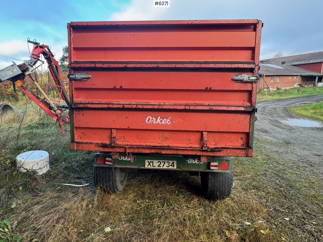 1991 Orkel T81 S - Reboque agrícola: foto 5 1991 Orkel T81 S - Reboque agrícola: foto 5