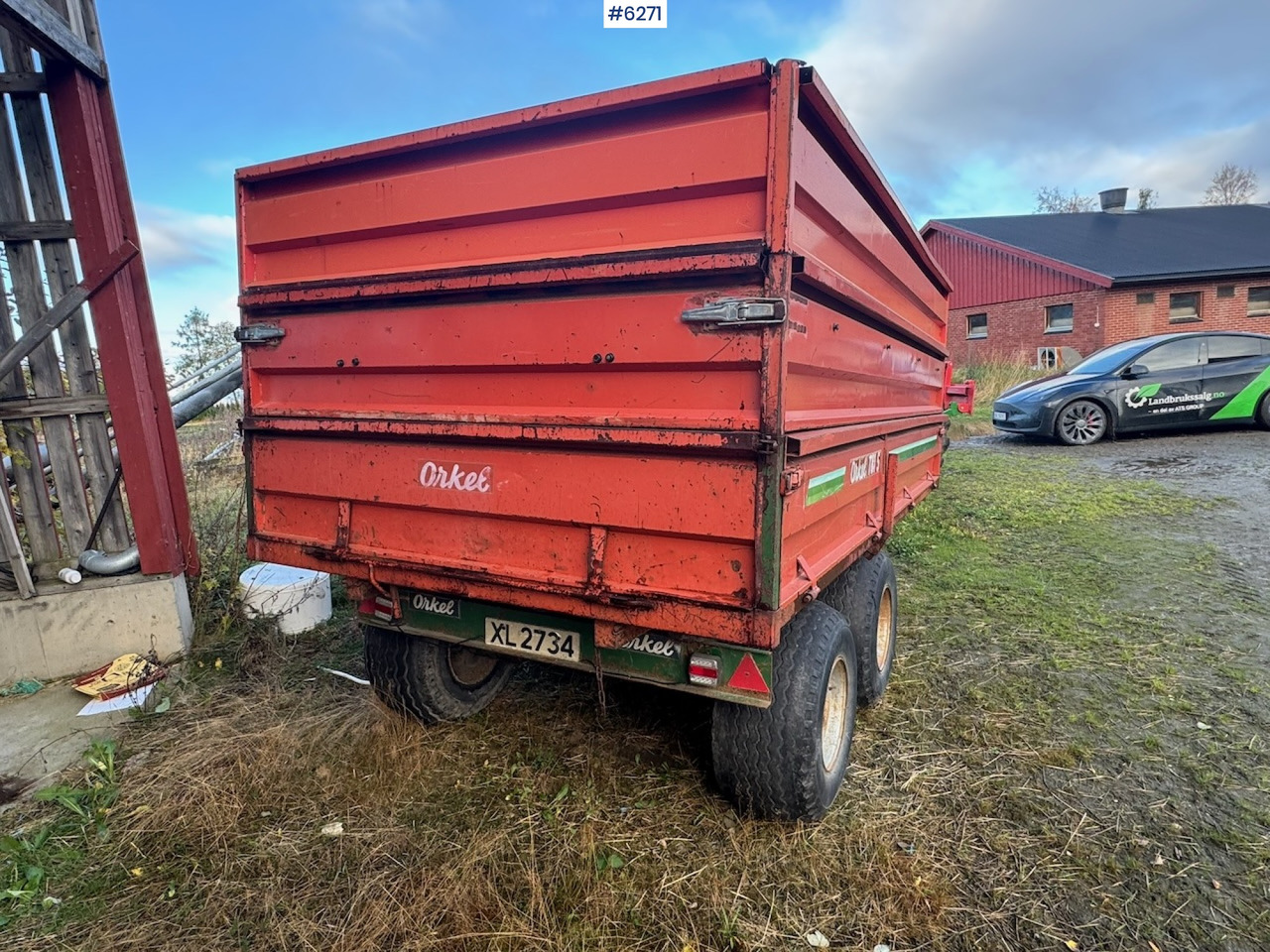 1991 Orkel T81 S - Reboque agrícola: foto 4 1991 Orkel T81 S - Reboque agrícola: foto 4