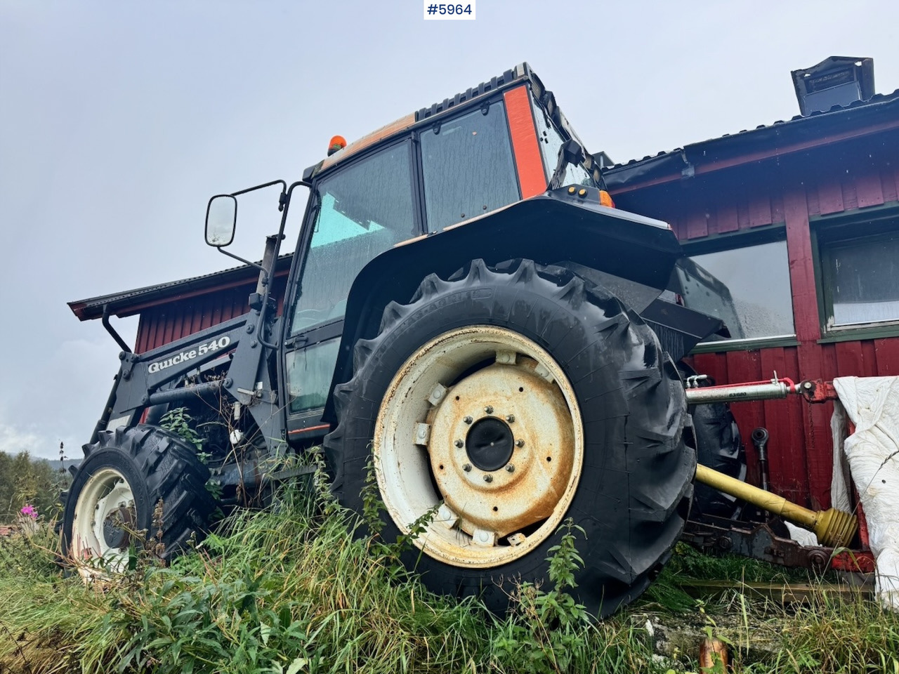 1991 Valmet 6100 Turbo with front loader and bucket - Trator: foto 3 1991 Valmet 6100 Turbo with front loader and bucket - Trator: foto 3