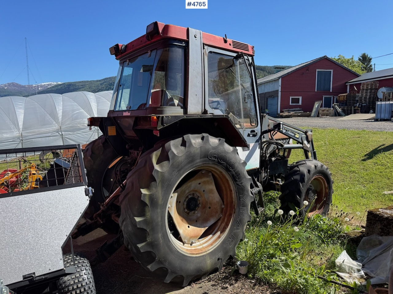 Trator 1995 Case International 4230 w/front loader.: foto 6