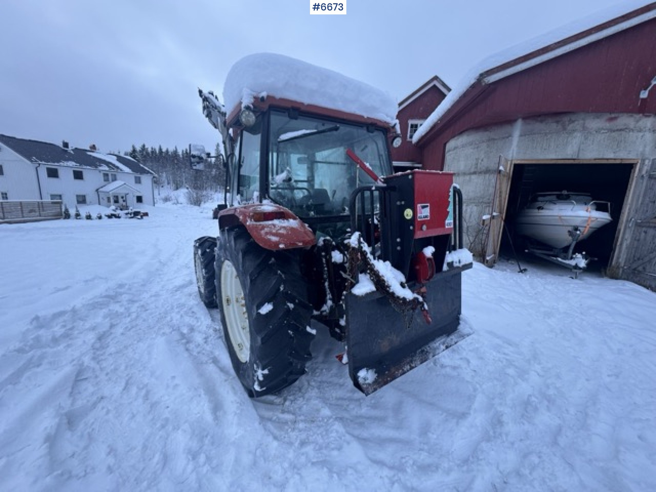 Trator 1996 New Holland L75 with front loader and 3rd function: foto 9