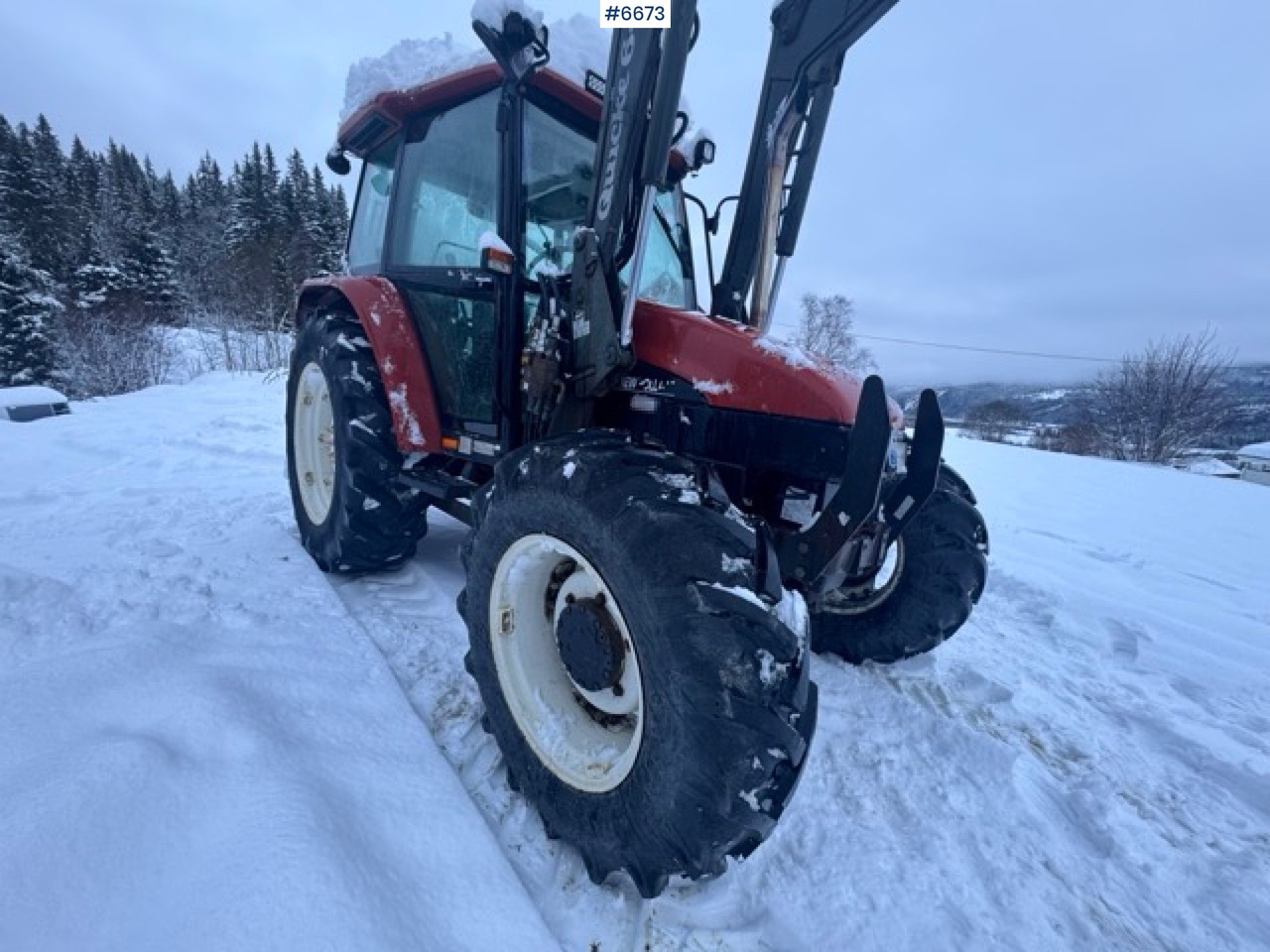 Trator 1996 New Holland L75 with front loader and 3rd function: foto 15