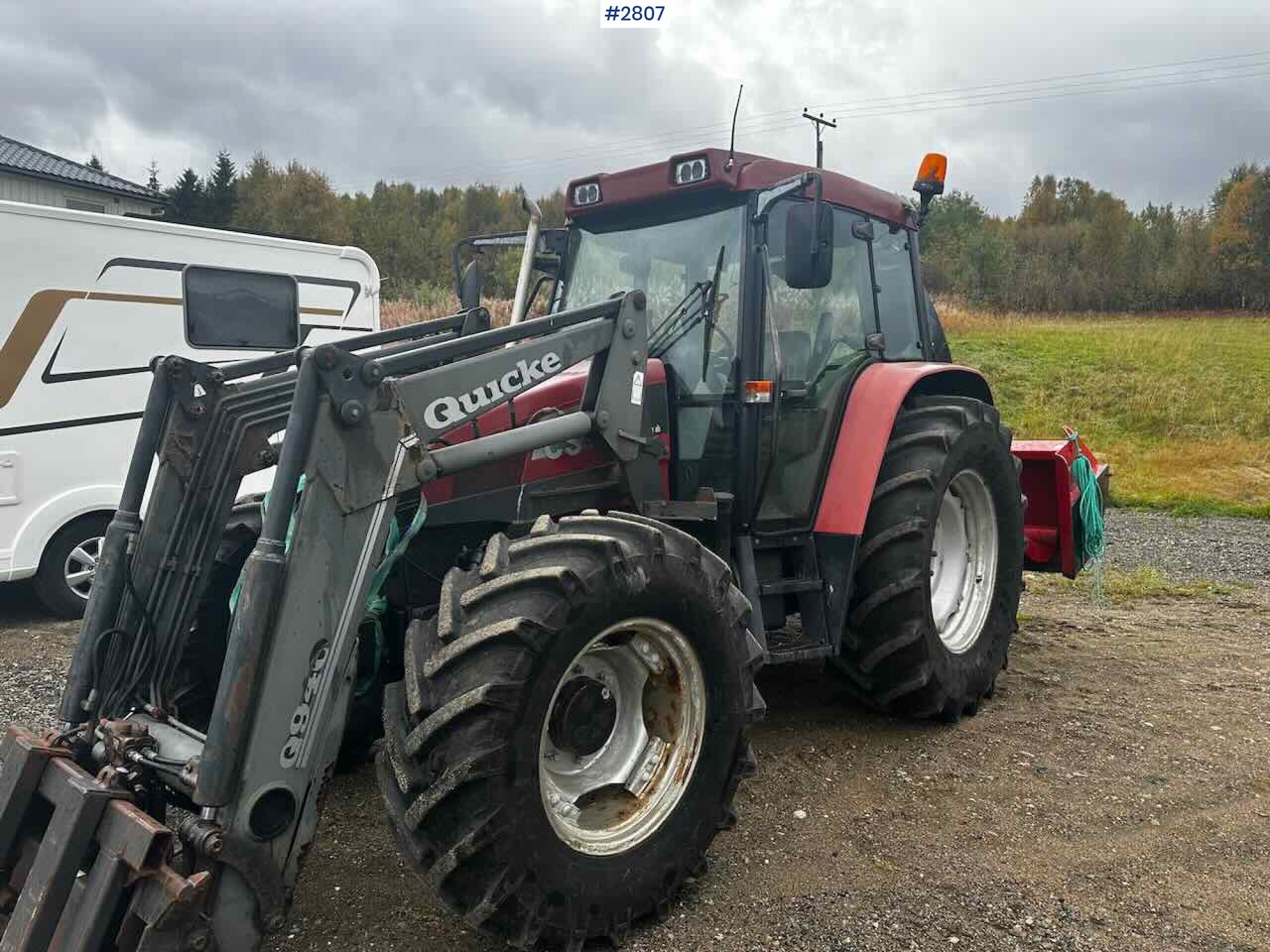 2001 Case CS86A tractor w/ Quicke Q940 front loader. - Trator: foto 2 2001 Case CS86A tractor w/ Quicke Q940 front loader. - Trator: foto 2