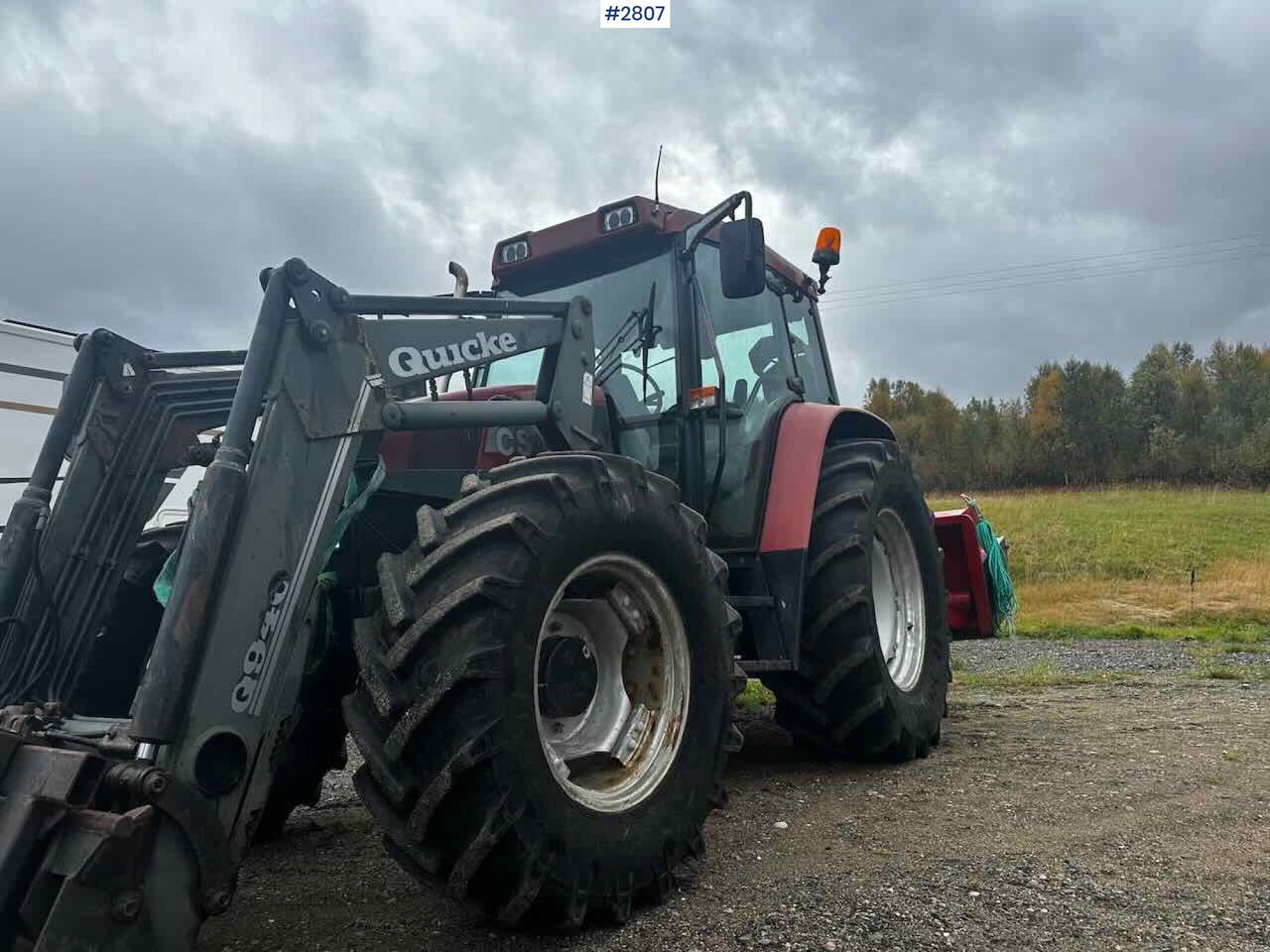 2001 Case CS86A tractor w/ Quicke Q940 front loader. - Trator: foto 1 2001 Case CS86A tractor w/ Quicke Q940 front loader. - Trator: foto 1