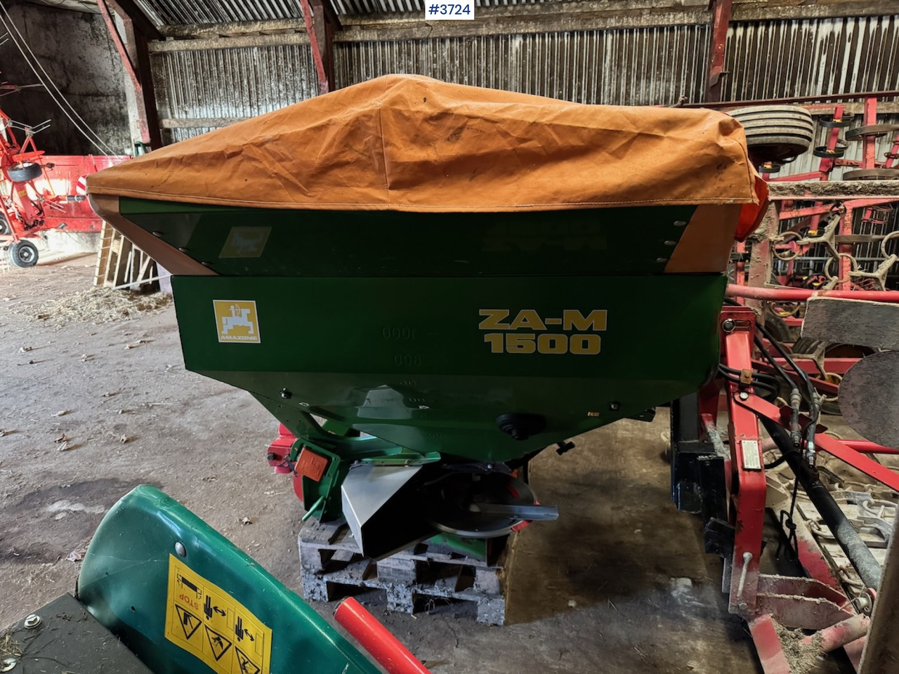 2005 Amazone ZA-M 1500 - Distribuidor de fertilizantes: foto 3 2005 Amazone ZA-M 1500 - Distribuidor de fertilizantes: foto 3