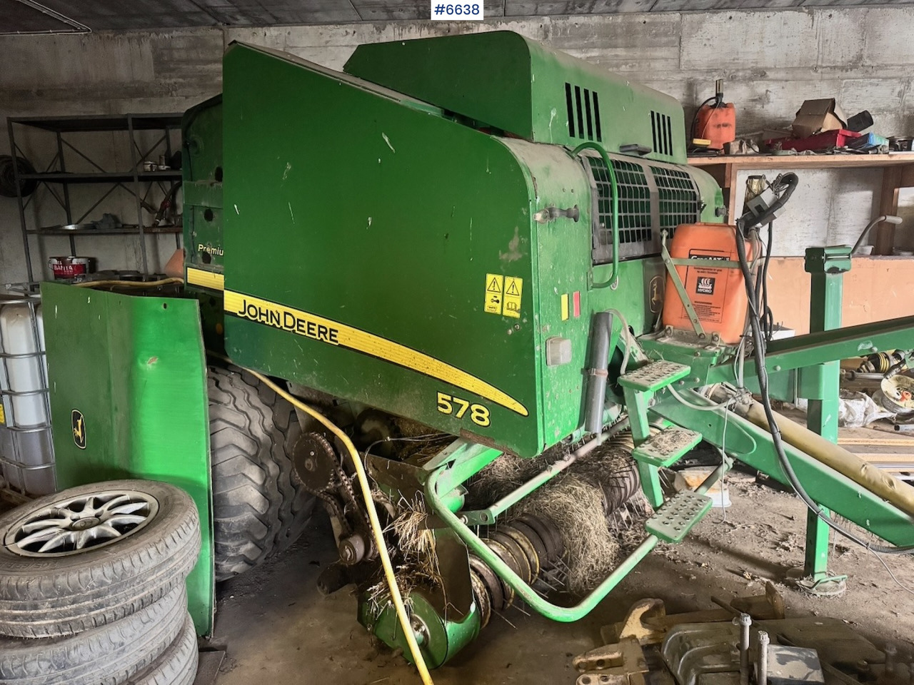 2007 John Deere 578 Round Baler. - Máquina para produção de feno: foto 2 2007 John Deere 578 Round Baler. - Máquina para produção de feno: foto 2