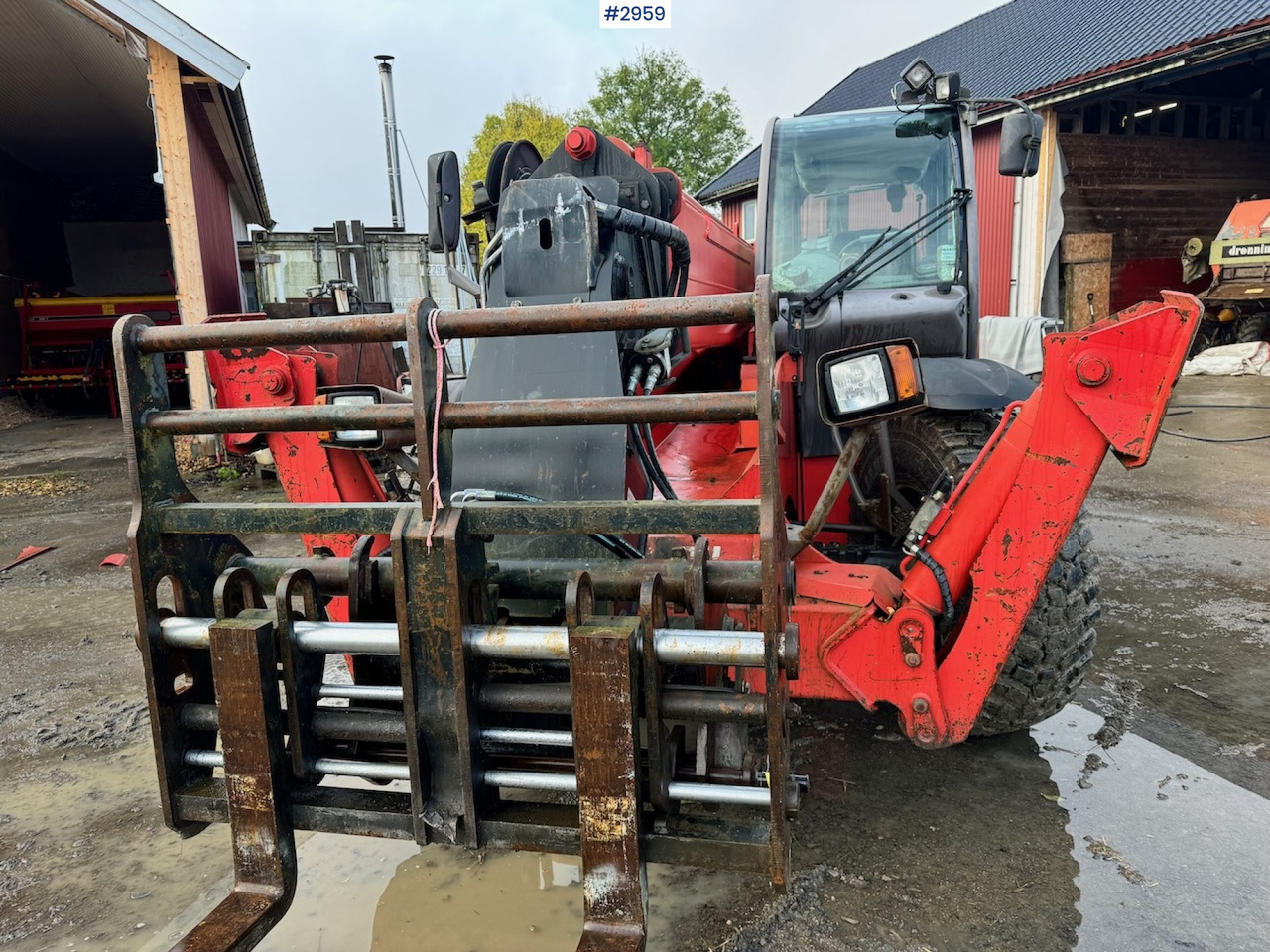 Empilhador telescópico 2009 Manitou MT 1440 Telescopic truck w/ Bucket, Pallet forks and Lifting jib: foto 9