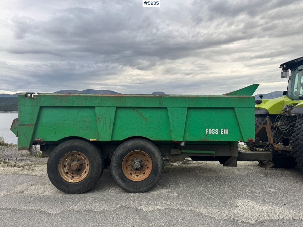 Reboque basculante agrícola 2011 Foss Eik Dumper Trailer.: foto 8