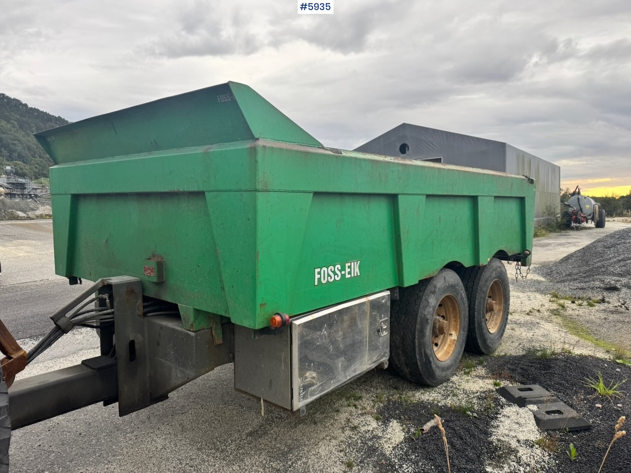 2011 Foss Eik Dumper Trailer. - Reboque basculante agrícola: foto 1 2011 Foss Eik Dumper Trailer. - Reboque basculante agrícola: foto 1
