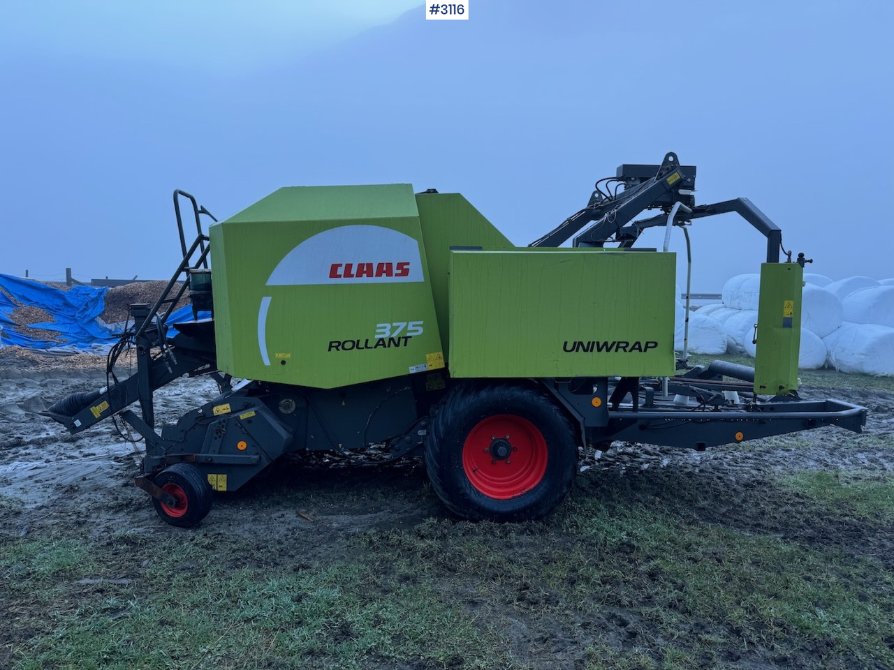 2012 Claas Rollant 375 uniwrap - Máquina para produção de feno: foto 5 2012 Claas Rollant 375 uniwrap - Máquina para produção de feno: foto 5