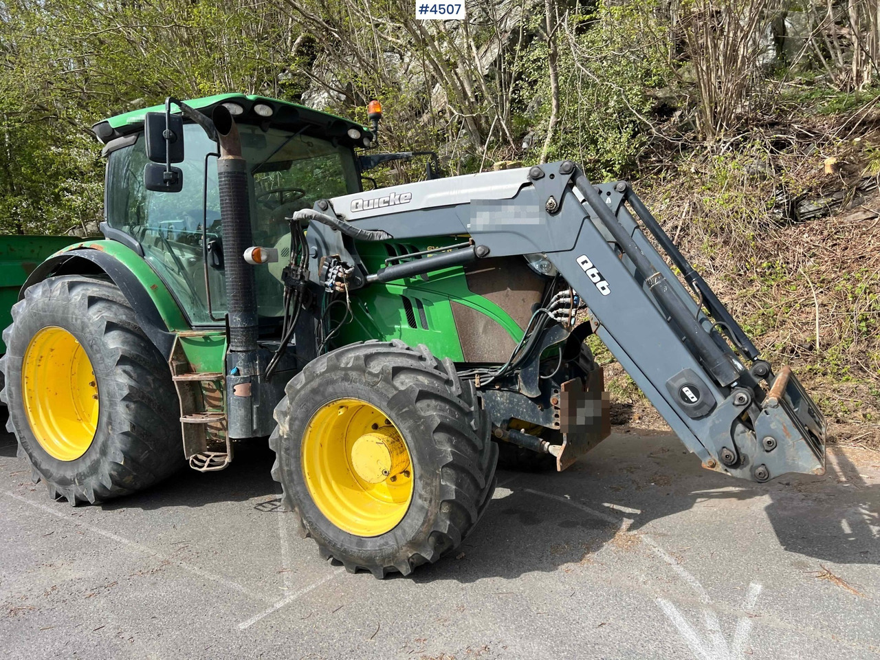 2012 John Deere 6140R w/ front loader and 2020 Foss-Eik 5.150 dump trailer - Trator: foto 3 2012 John Deere 6140R w/ front loader and 2020 Foss-Eik 5.150 dump trailer - Trator: foto 3