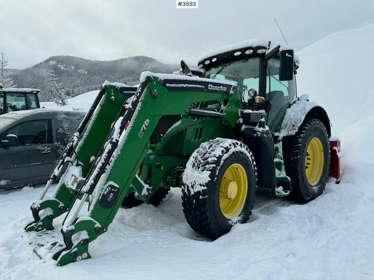 2016 John Deere 6175R 4x4 w/ front loader - Trator: foto 5 2016 John Deere 6175R 4x4 w/ front loader - Trator: foto 5