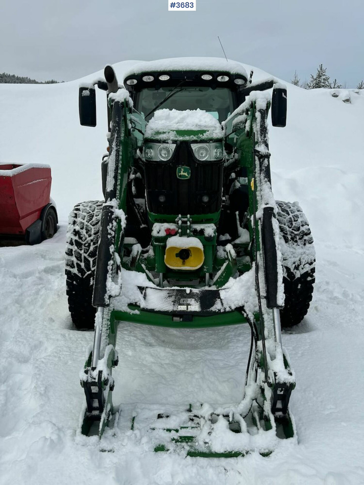 Trator 2016 John Deere 6175R 4x4 w/ front loader: foto 9
