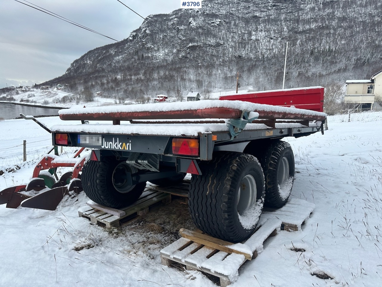 2017 Junkkari J10 tractor trailer w/ frames and boogie - Reboque agrícola: foto 3 2017 Junkkari J10 tractor trailer w/ frames and boogie - Reboque agrícola: foto 3