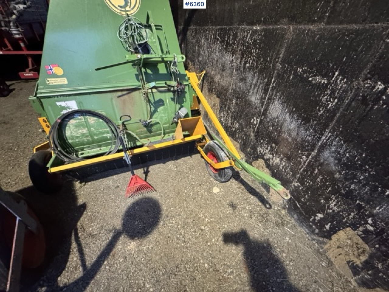 2017 Serigstad FS134 with support trailer - Máquina para produção de feno: foto 4 2017 Serigstad FS134 with support trailer - Máquina para produção de feno: foto 4