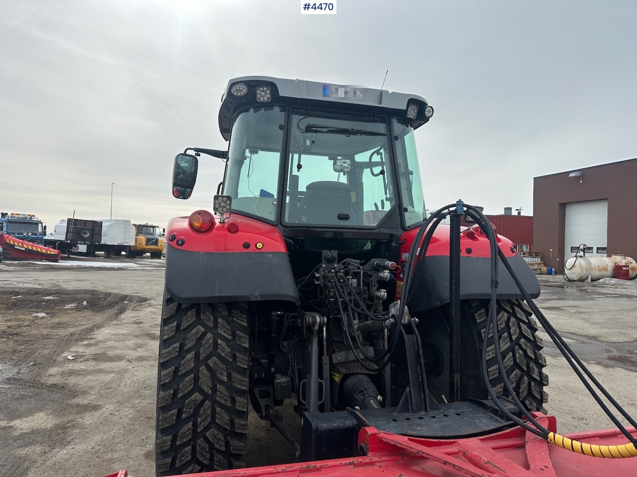 Trator 2018 Massey Ferguson MF5713 S w/ 2020 Dalen snow blower: foto 9