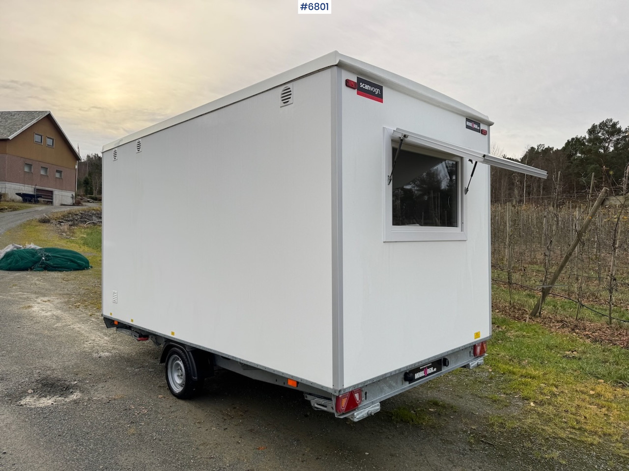 2022 Scanvogn 420- 3 door 6P Office van w/ toilet and storage room. - Casa contentor, Reboque: foto 5 2022 Scanvogn 420- 3 door 6P Office van w/ toilet and storage room. - Casa contentor, Reboque: foto 5