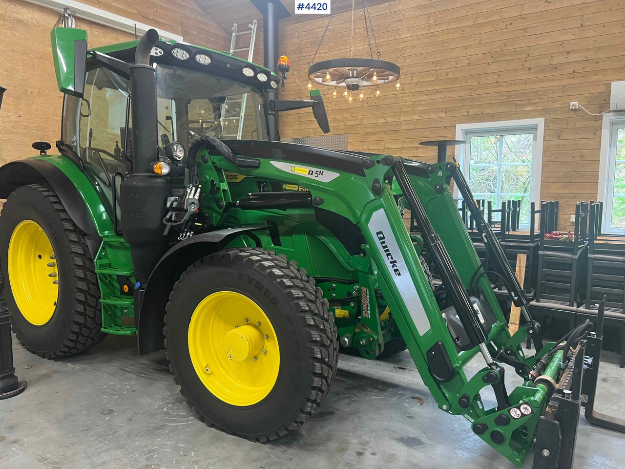 2024 John Deere 6150R w/ Quicke Front Loader & Bucket - Trator: foto 5 2024 John Deere 6150R w/ Quicke Front Loader & Bucket - Trator: foto 5