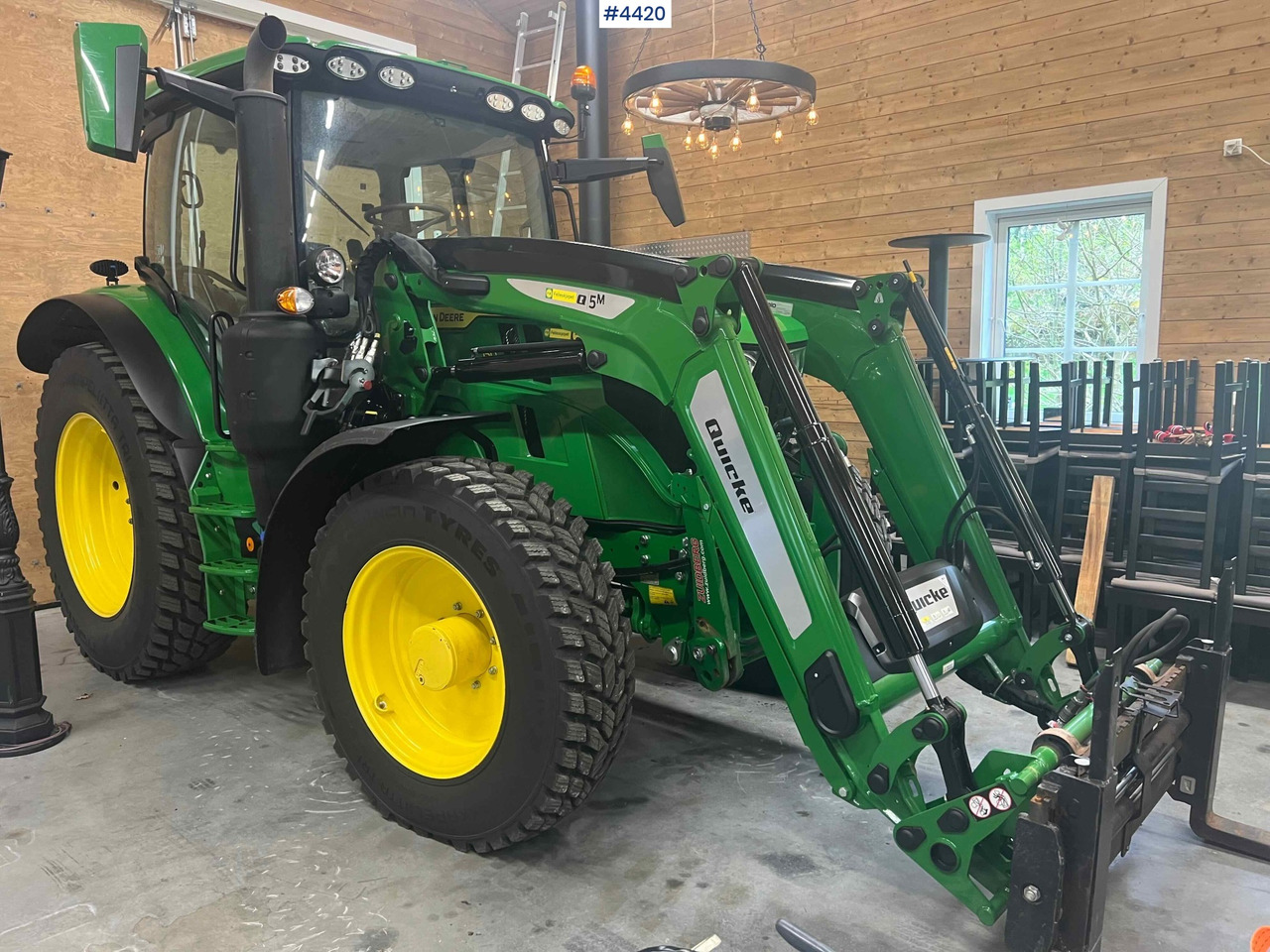 2024 John Deere 6150R w/ Quicke Front Loader & Bucket - Trator: foto 4 2024 John Deere 6150R w/ Quicke Front Loader & Bucket - Trator: foto 4