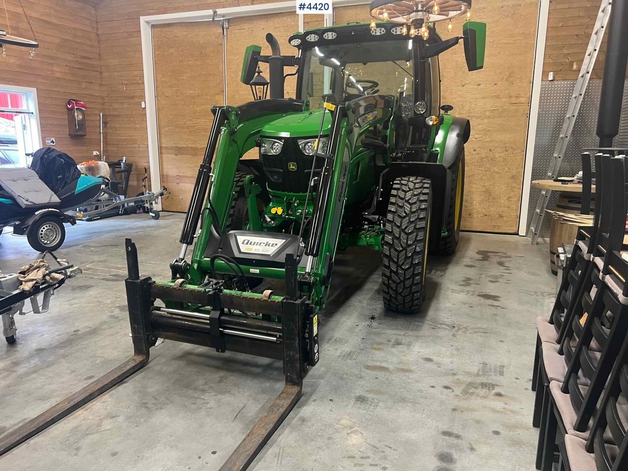 2024 John Deere 6150R w/ Quicke Front Loader & Bucket - Trator: foto 3 2024 John Deere 6150R w/ Quicke Front Loader & Bucket - Trator: foto 3