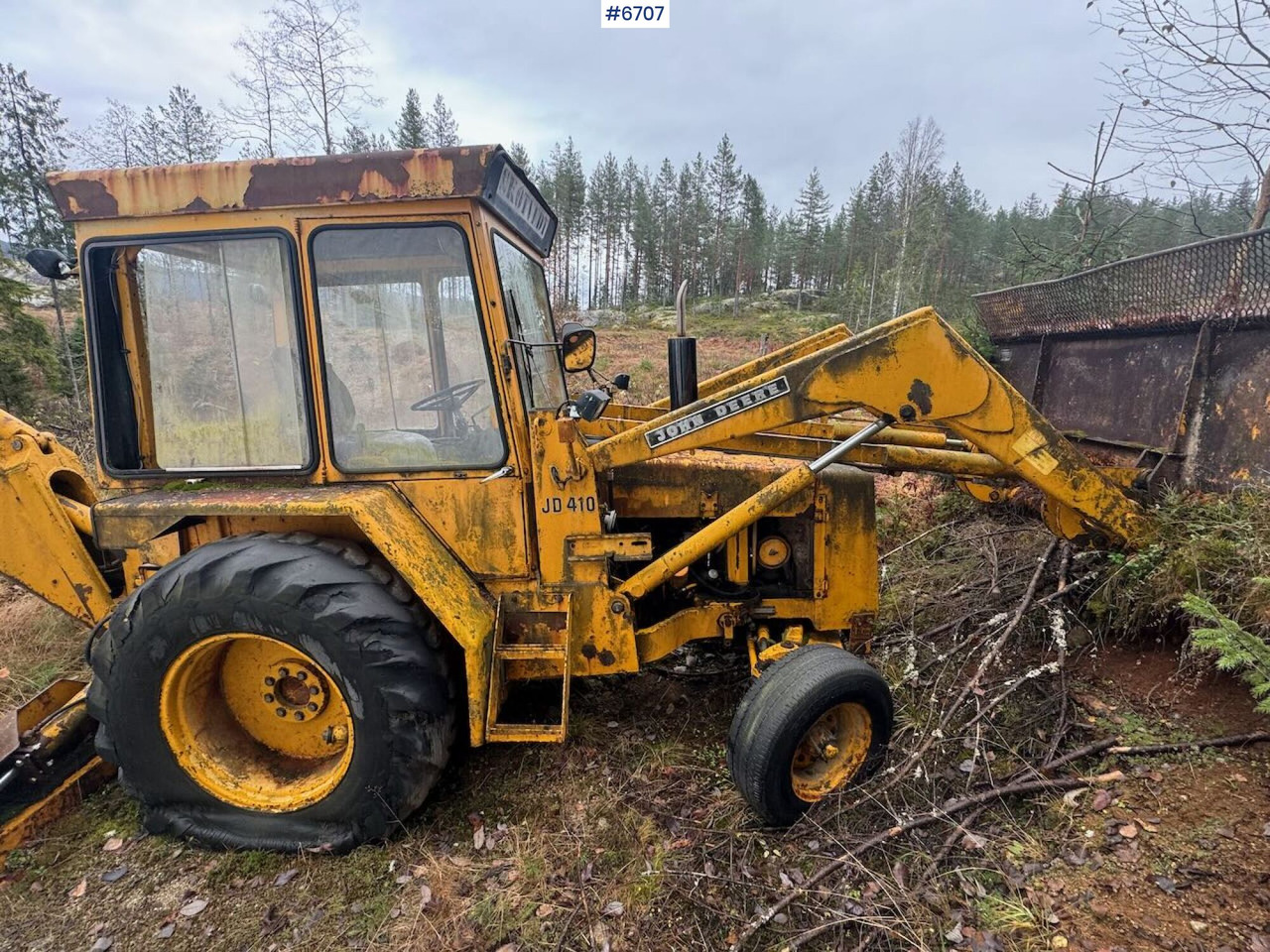 John Deere 410 Backhoe loader - Trator: foto 4 John Deere 410 Backhoe loader - Trator: foto 4