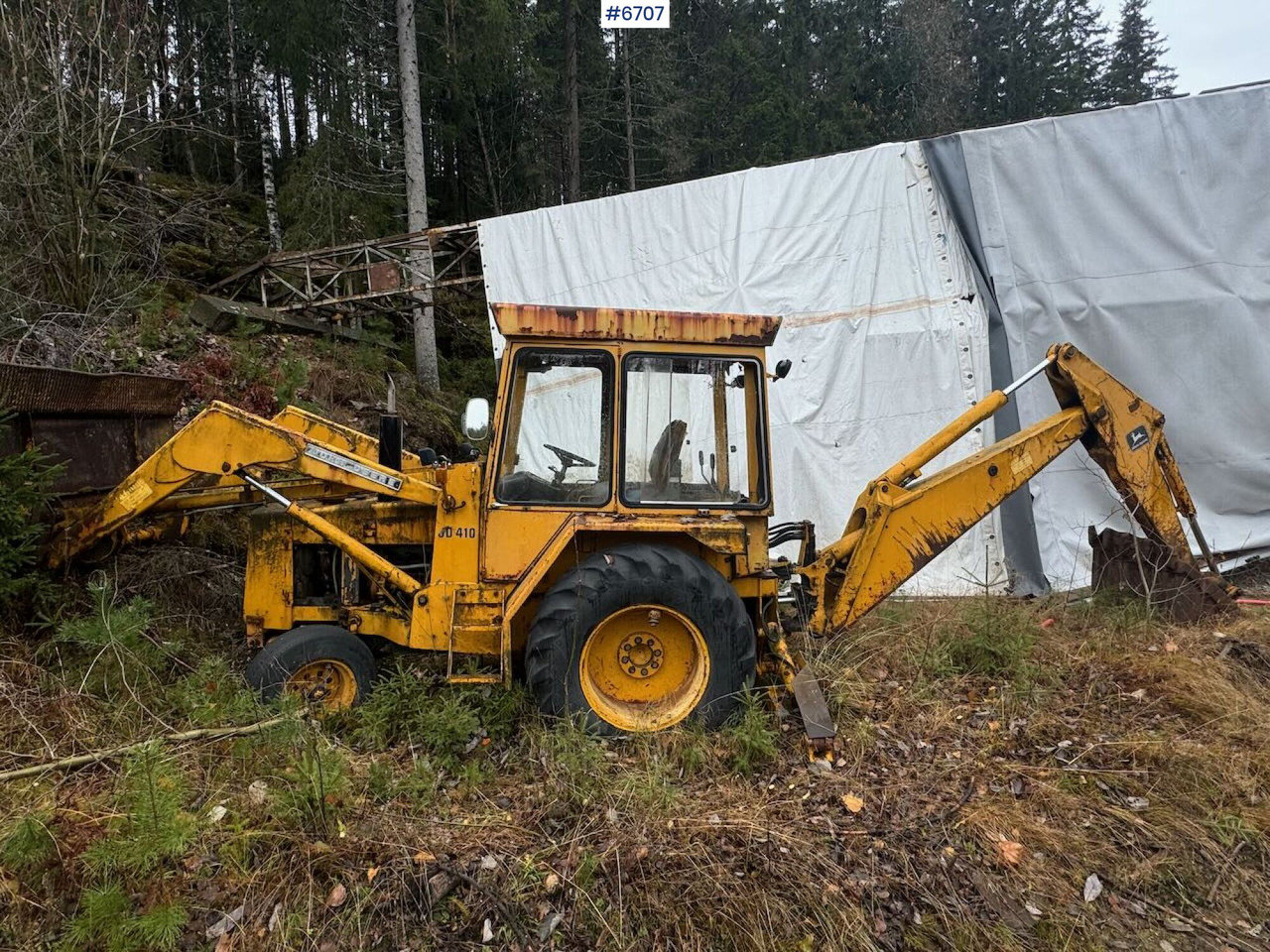 John Deere 410 Backhoe loader - Trator: foto 1 John Deere 410 Backhoe loader - Trator: foto 1