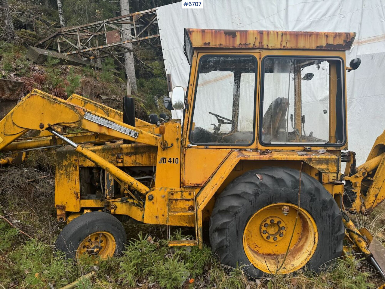 John Deere 410 Backhoe loader - Trator: foto 3 John Deere 410 Backhoe loader - Trator: foto 3