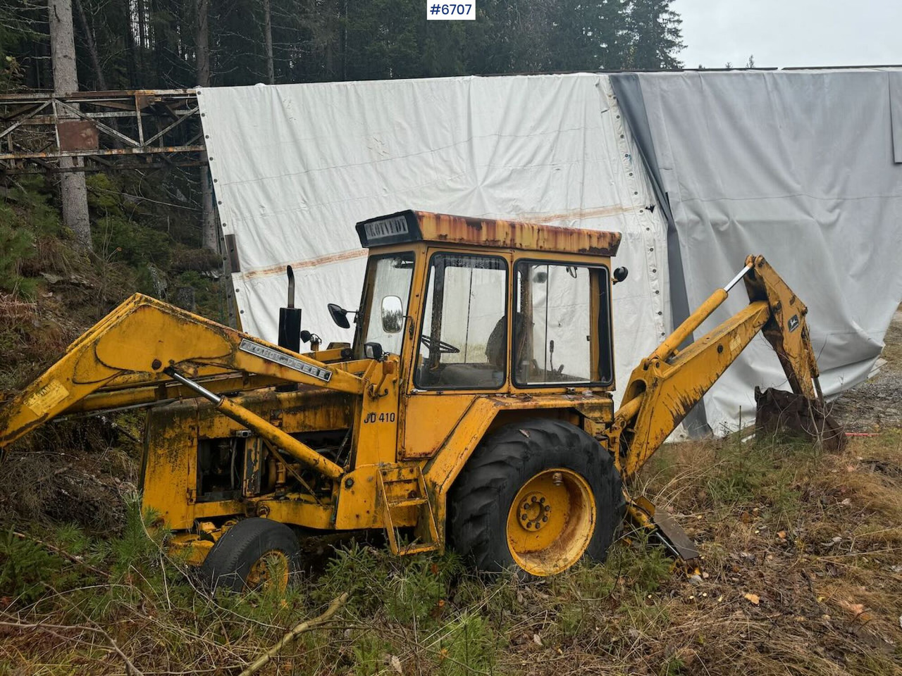 John Deere 410 Backhoe loader - Trator: foto 2 John Deere 410 Backhoe loader - Trator: foto 2