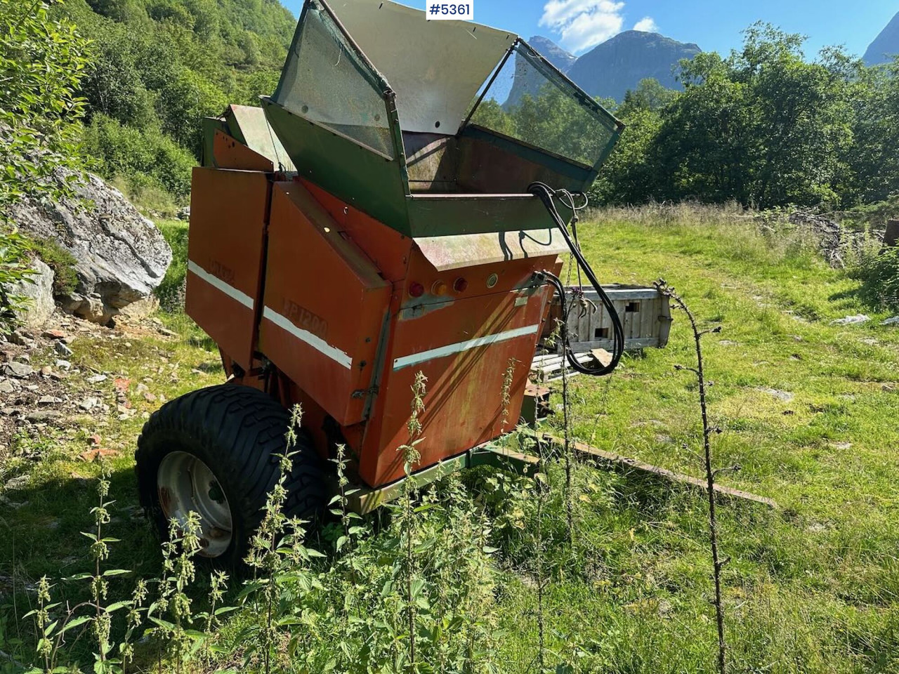 Orkel GP 1200 round baler. - Máquina para produção de feno: foto 1 Orkel GP 1200 round baler. - Máquina para produção de feno: foto 1